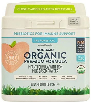 best organic infant formula