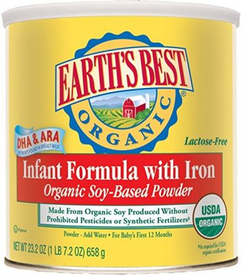 earth's best organic dairy infant powder formula