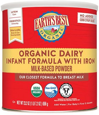 Earth's Best Organic Infant Powder Formula with Iron