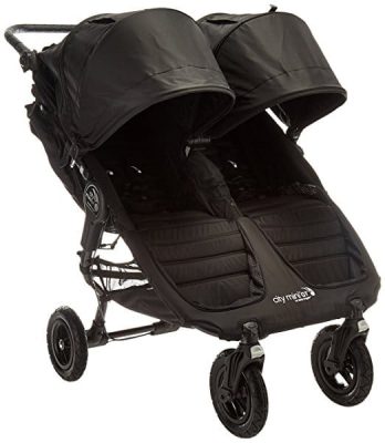 out and about double pram