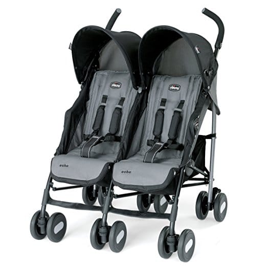 side by side double stroller car seat compatible
