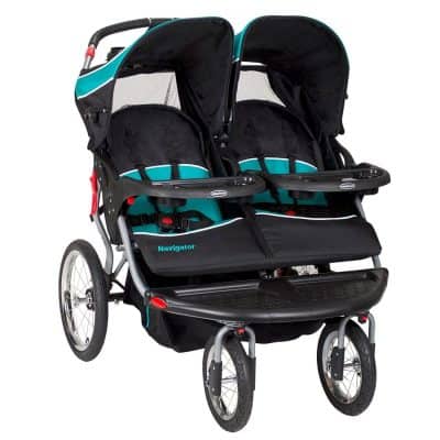 twin jogging stroller with two car seats