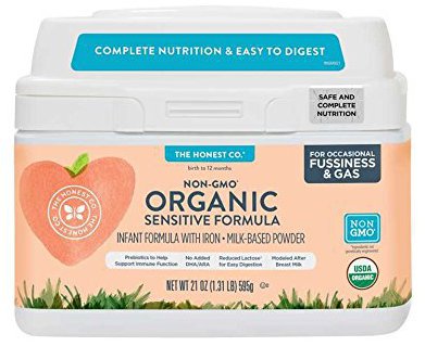 organic formula for sensitive stomachs