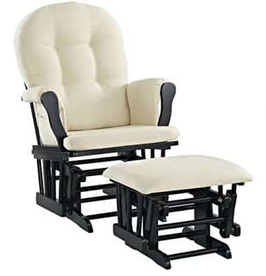 glider rocker with locking mechanism