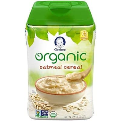 Gerber Organic Single-Grain Oatmeal Baby Cereal