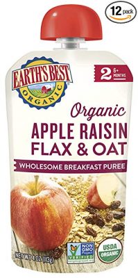 Earth's Best Organic Baby Food Puree Pouch