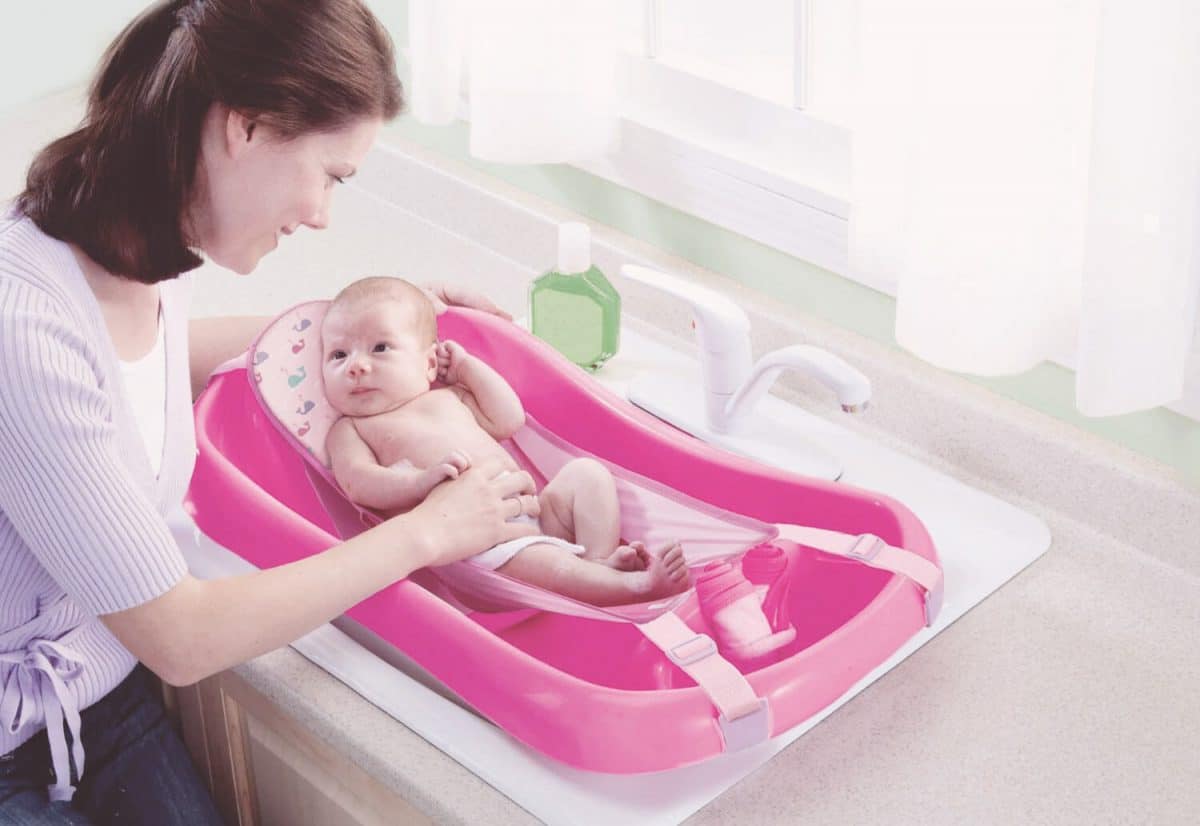 newborn tub bath