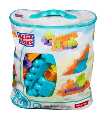 Mega Bloks Big 80 Piece Building Bag