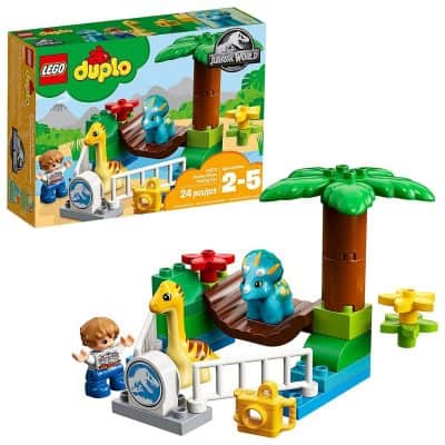 LEGO DUPLO Jurassic World Gentle Giants Petting Zoo 10879 Building Kit 24 pieces