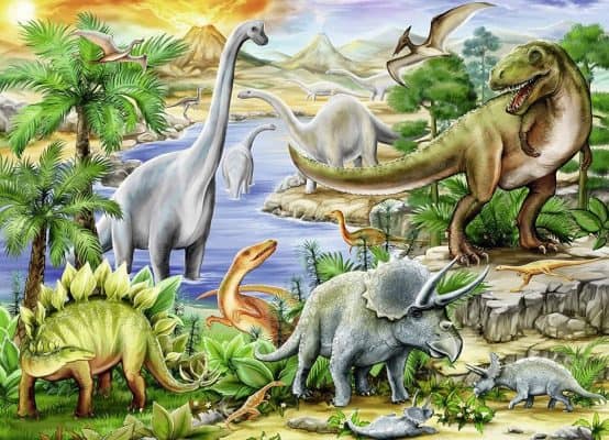 Ravensburger Prehistoric Life Jigsaw, 60 Piece, Puzzle for Kids