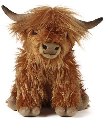 living nature highland cow soft toy