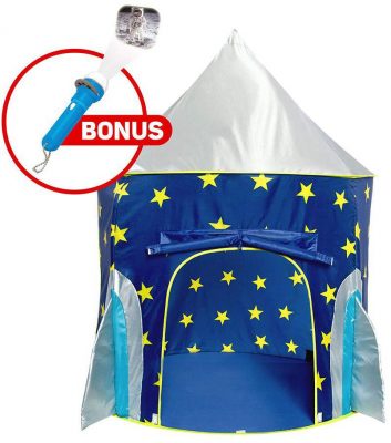 USA Toyz Kids Play Tent - “Rocket Ship”