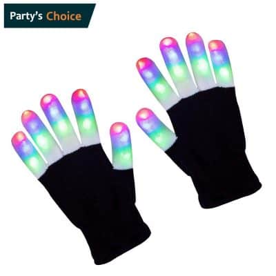 ZPTONE LED Finger Lights Halloween Gloves