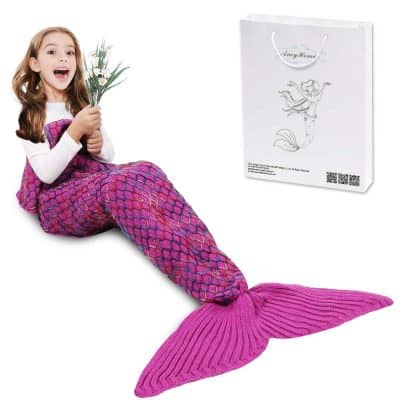 AmyHomie Mermaid Tail Blanket