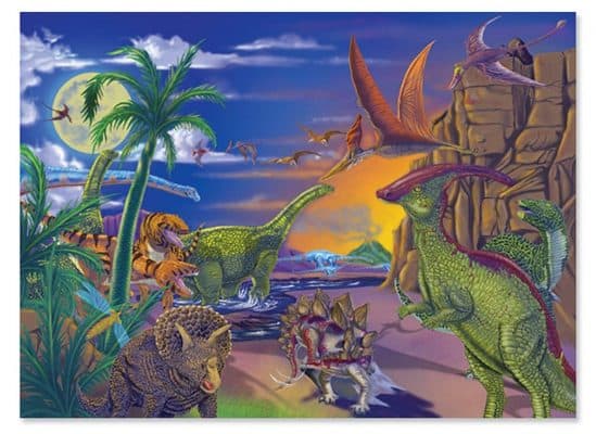 Melissa and Doug Land of Dinosaurs 60 Piece Jigsaw Puzzle
