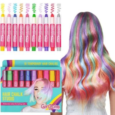GirlZone Colorful Hair Chalk Pens