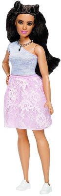 Barbie Fashionistas #65 Powder Pink Lace Doll, Curvy