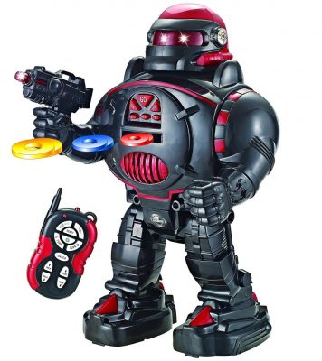 Remote Control Robot- Red Robot and RoboShooter Black Toy