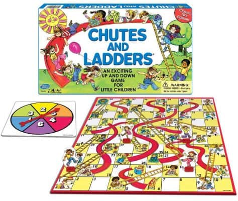 Winning Moves Games Ladders Board Game and Classic Chutes