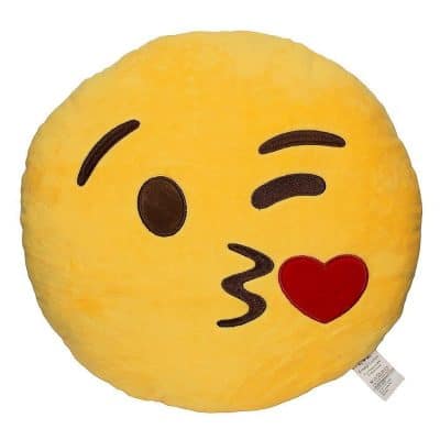 Smiley Emoji Plush Pillow