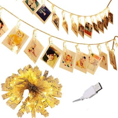 Photo String Lights with Clips