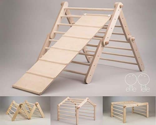 Modifiable Pikler triangle Mopitri - climbing ladder for kids