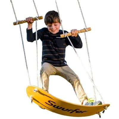 Swurfer The Original Tree Swing with Skateboard Seat Design