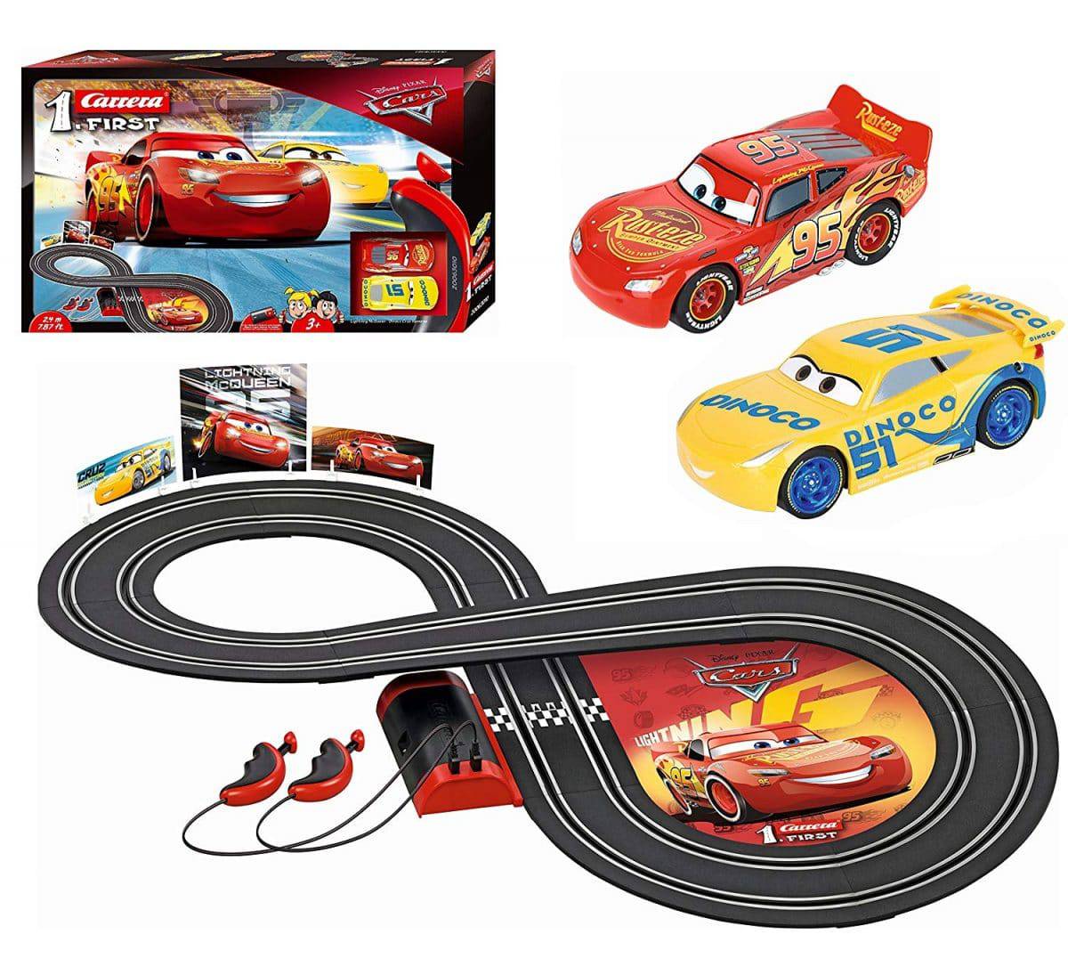 Electronic Racing Tracks Cars Toys Car Track Compatible Gifts for Kids Children