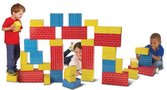 Melissa & Doug Jumbo Extra-Thick Cardboard Building Blocks