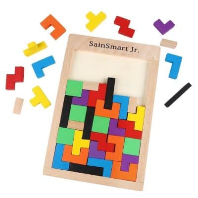 SainSmart Jr. Wooden Tetris Puzzle