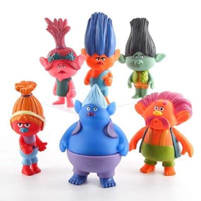 Evursua Trolls Action Figures Toys Set of 6 from Movie DreamWorks