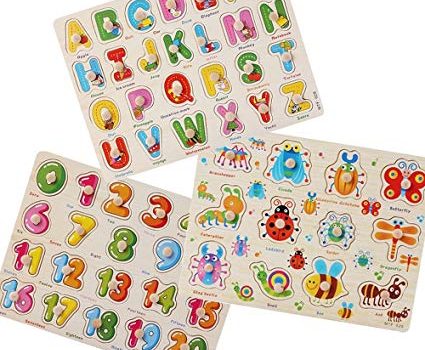 wooden spelling puzzles