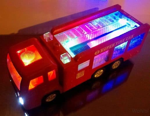 WolVol Electric Fire Truck Toy