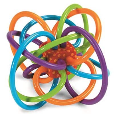 Manhattan Toy Winkel Sensory and Rattle Teether Toy