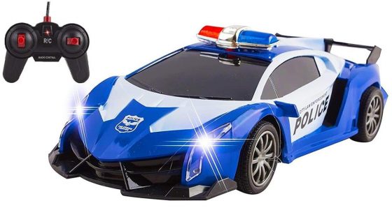 Police RC Car Toy Super Exotic Large Remote Control Sports Car