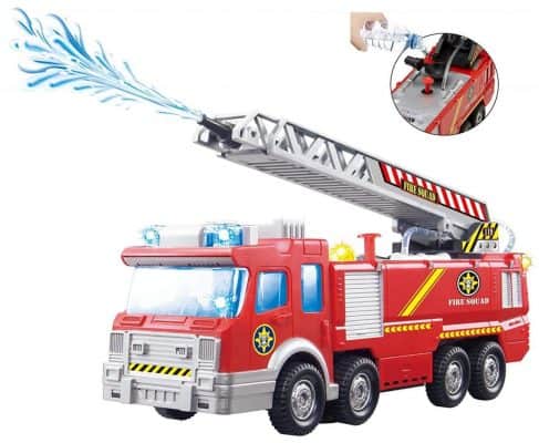 Top Race Fire Engine Truck with Water Pump Spray