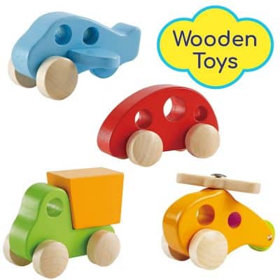 Wooden Cars Infant Toys