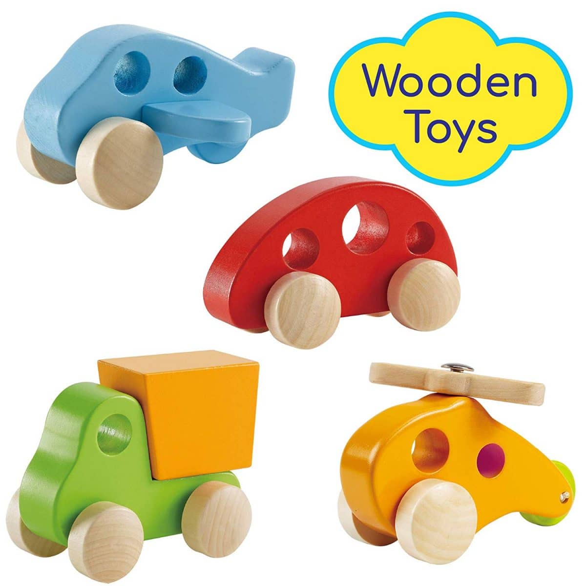wooden trucks for toddlers