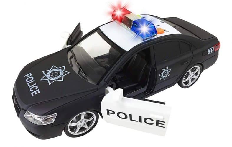 b toys police car