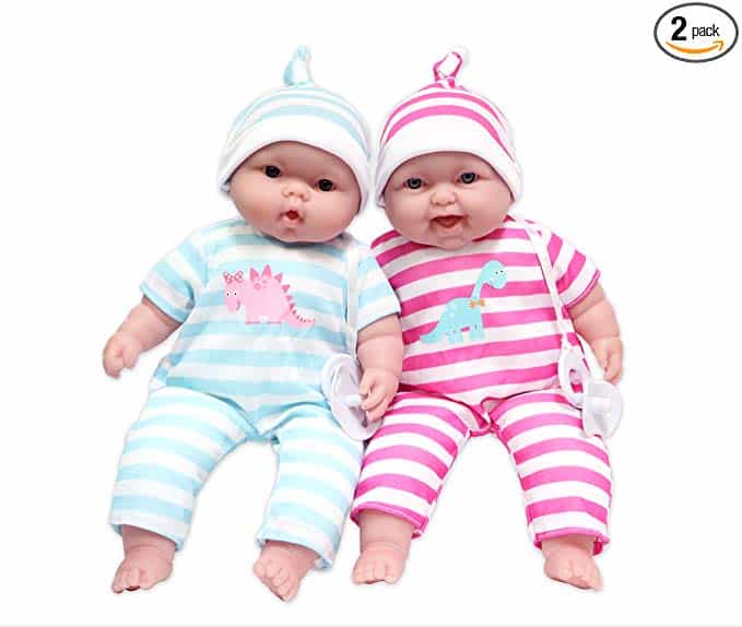 interactive twin baby dolls