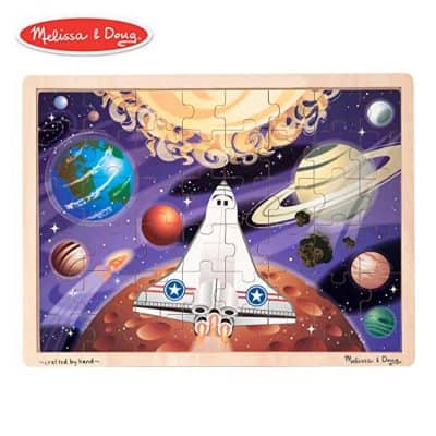 Melissa & Doug Space Voyage Wooden Jigsaw Puzzle