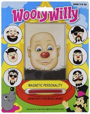 bald man magnet toy