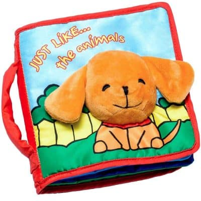 Cloth Book Baby Gift, Interactive Soft Books for Newborn Babies