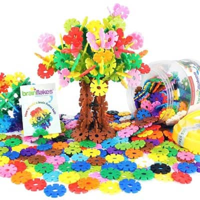 Viahart Brain Flakes 500 Piece Interlocking Plastic Disc Set