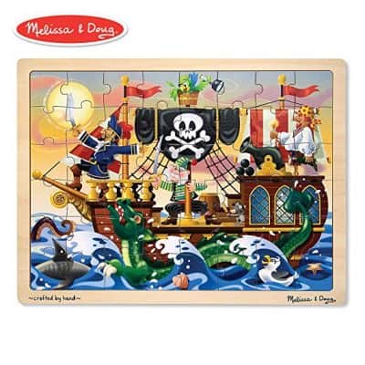 Melissa & Doug Deluxe Wooden 48-Piece Jigsaw Puzzle