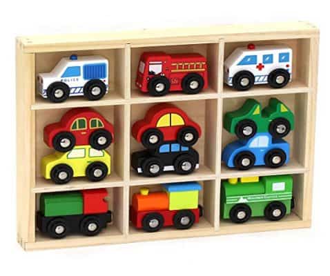 wooden toy cars for babies