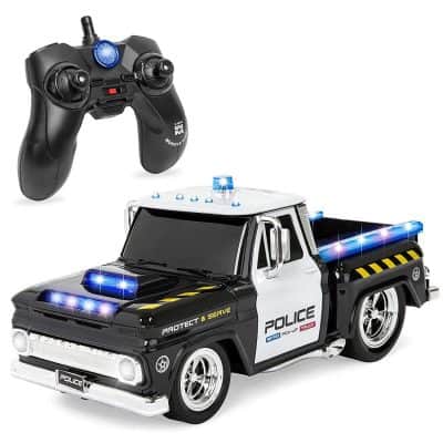Best Choice Products 1/16 Scale Kids Remote Control Police Truck