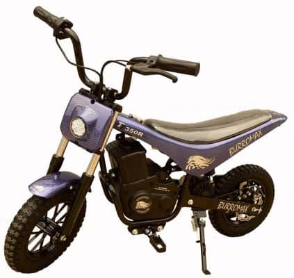 Burromax Blue TT350R Electric Motorcycle Dirt Bike for Kids