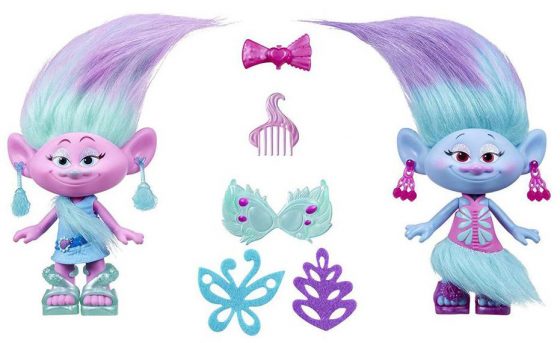 DreamWorks Trolls Satin and Chenille’s Style Set