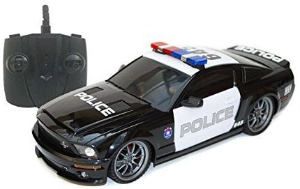 rc police car with lights and siren